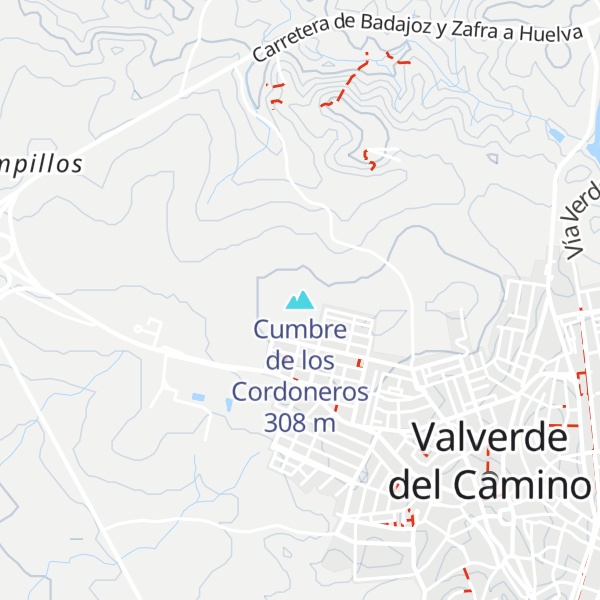 Map of Cumbre de los Cordoneros