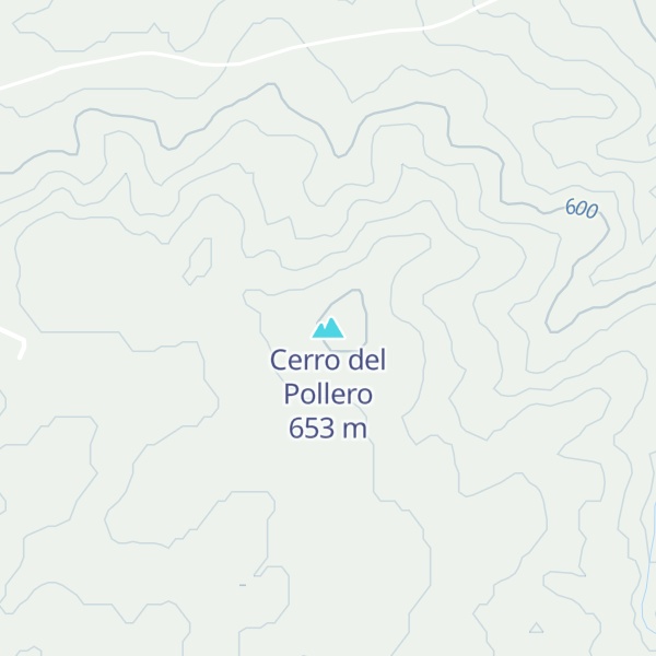 Map of Cerro del Pollero