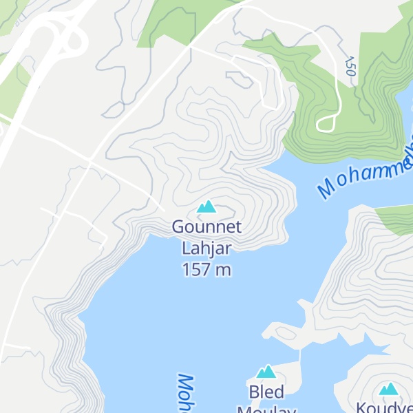 Map of Gounnet Lahjar
