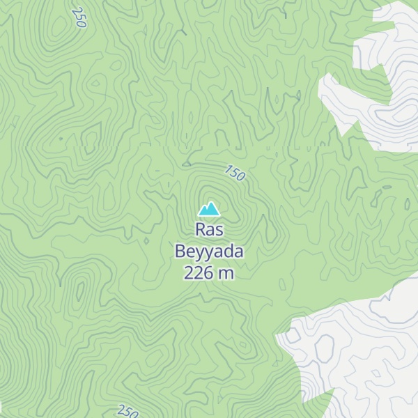 Map of Ras Beyyada