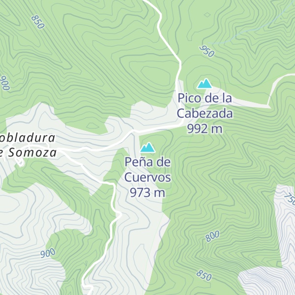 Map of Peña de Cuervos