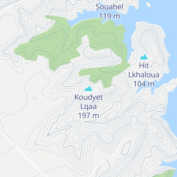 Map of Koudyet Lqaa