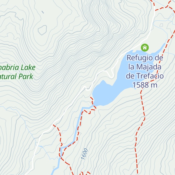 Map of Refugio de Vega de Conde