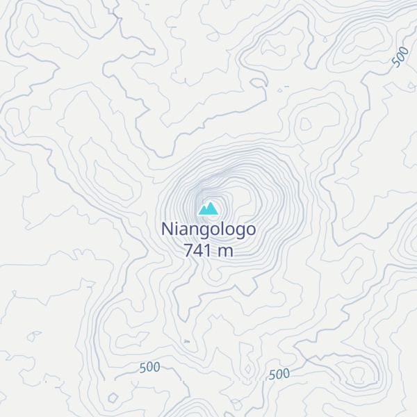 Map of Niangologo