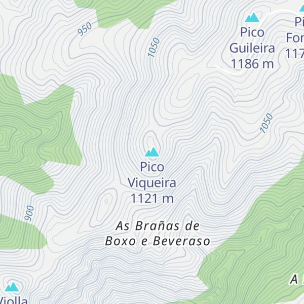 Map of Pico Viqueira