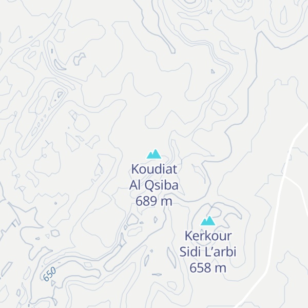 Map of Koudiat Al Qsiba