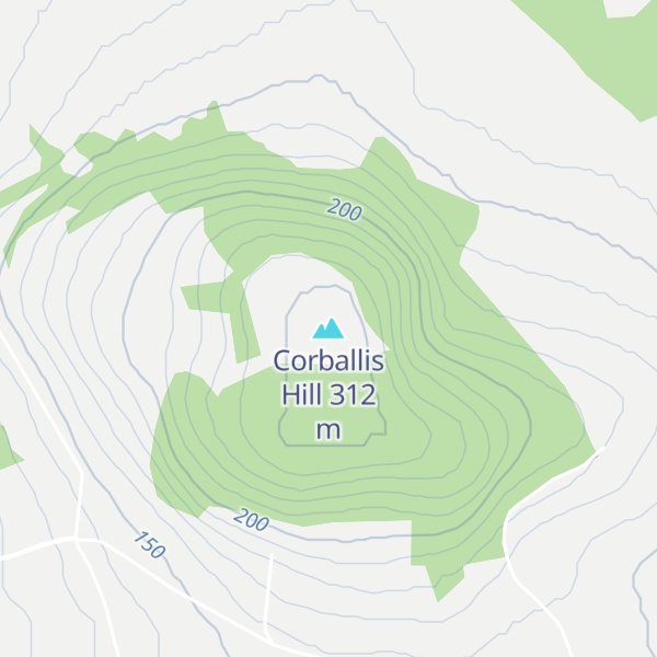 Map of Corballis Hill