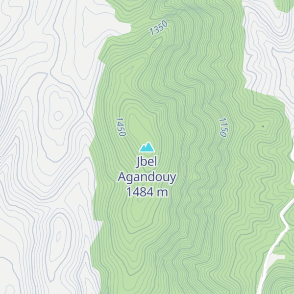 Map of Jbel Agandouy