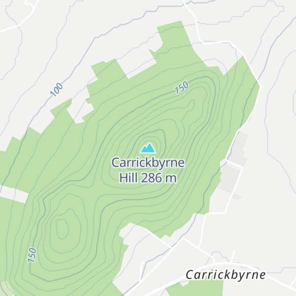 Map of Carrickbyrne Hill