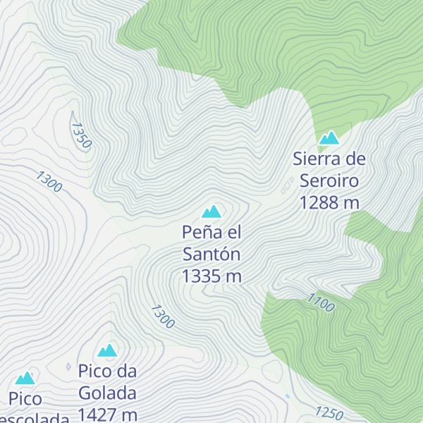 Map of Peña el Santón