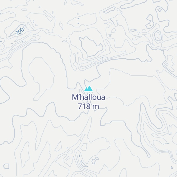 Map of M’halloua