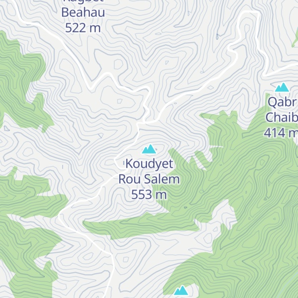 Map of Koudyet Rou Salem