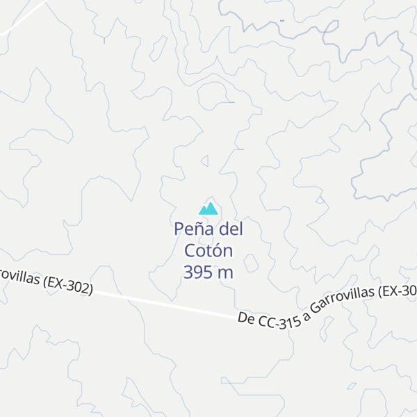 Map of Peña del Cotón