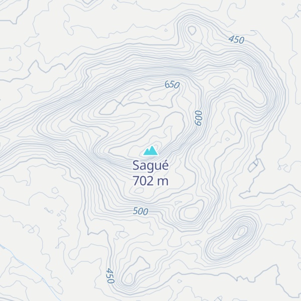 Map of Sagué