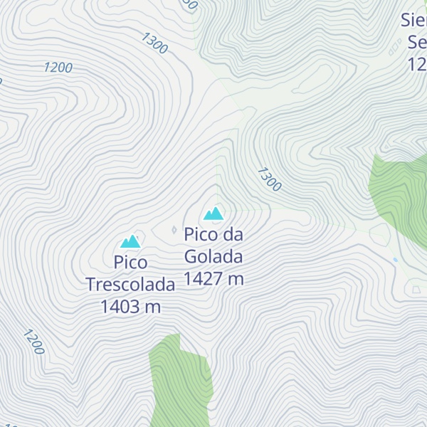 Map of Pico da Golada