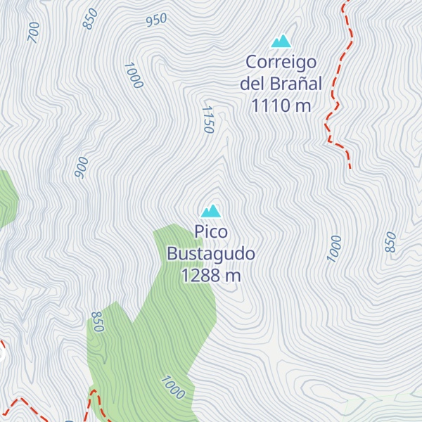 Map of Pico Bustagudo