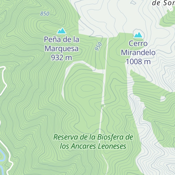 Map of Alto de las Campas