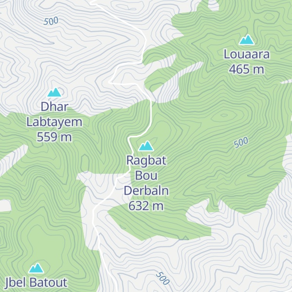 Map of Ragbat Bou Derbaln