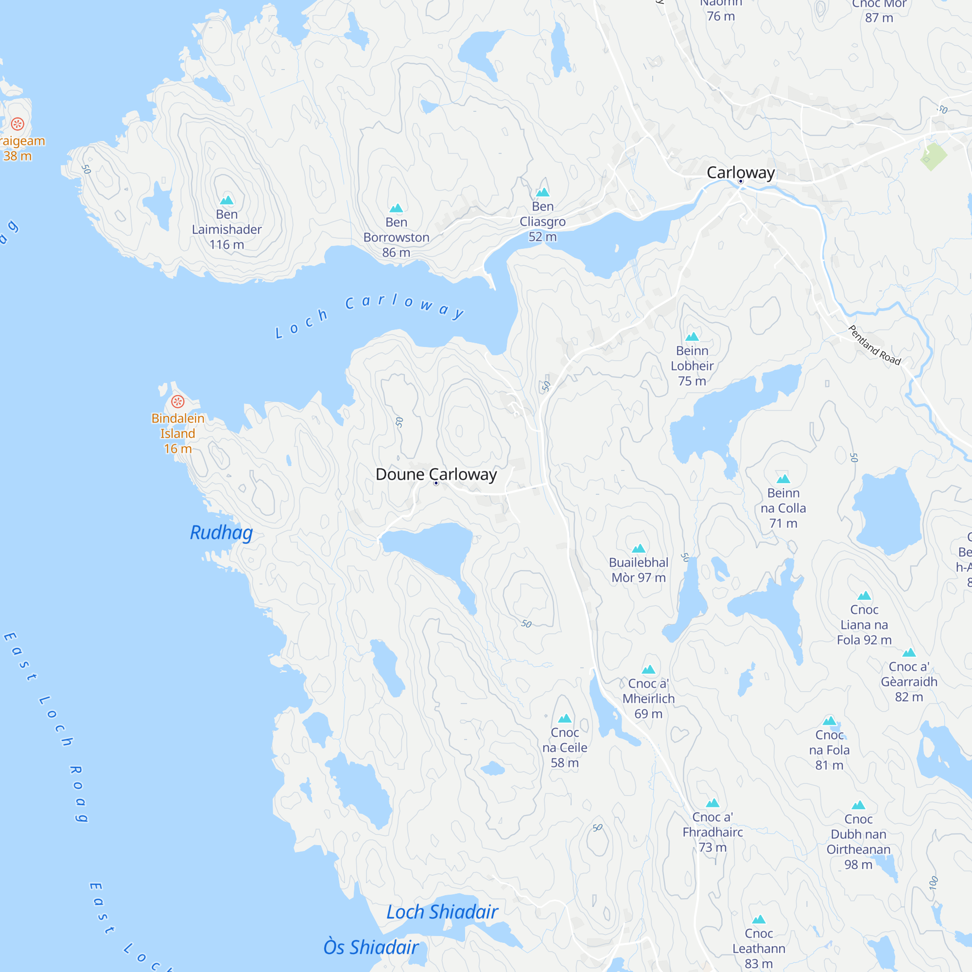 Dun Carloway Broche Visitor Centre map