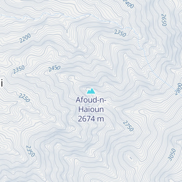 Map of Afoud-n-Haïoun