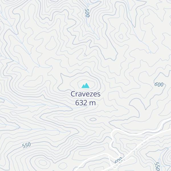 Map of Cravezes