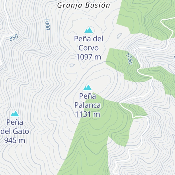 Map of Peña Palanca