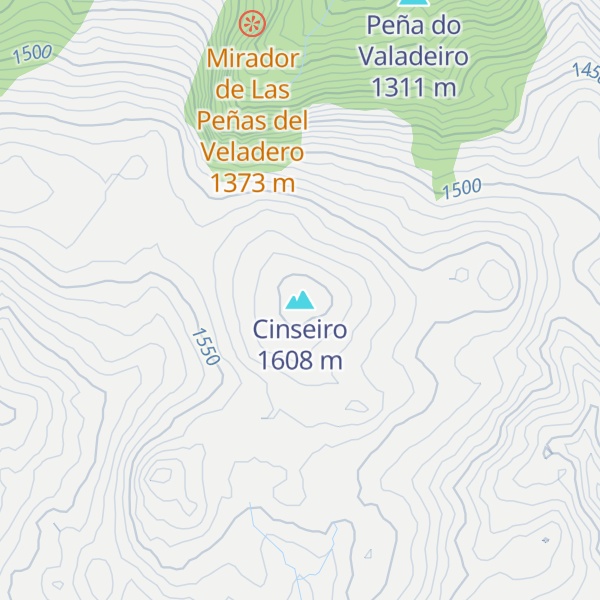 Map of Cinseiro