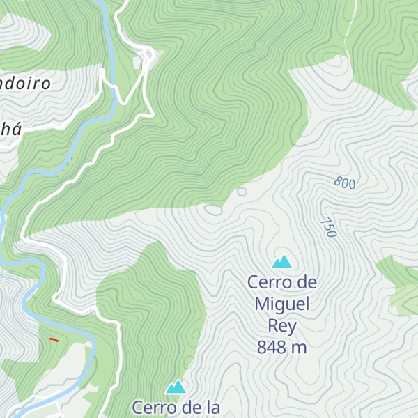Map of Cerro de Villagote