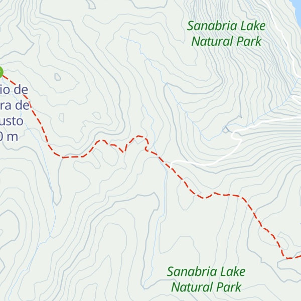 Map of Refugio de la Sierra de Rabano