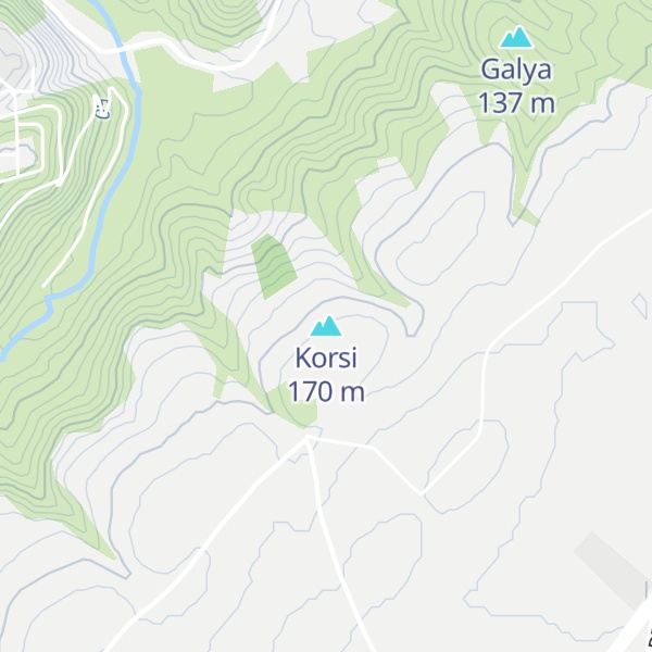 Map of Korsi
