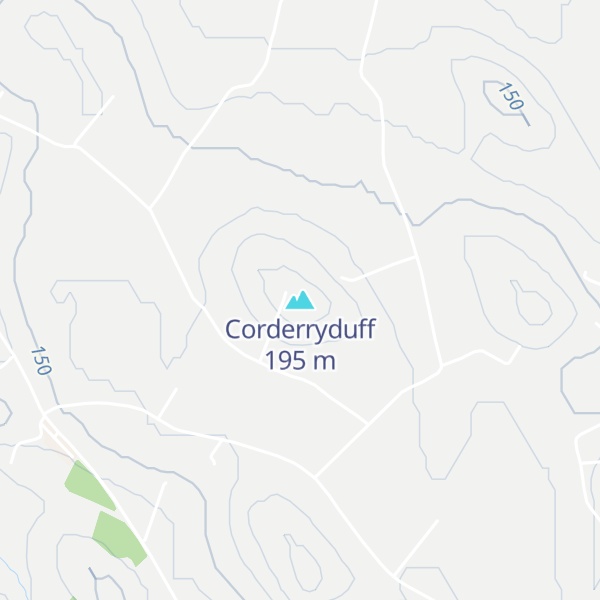 Map of Corderryduff
