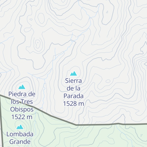 Map of Sierra de la Parada