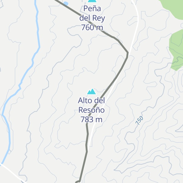 Map of Alto del Resoño