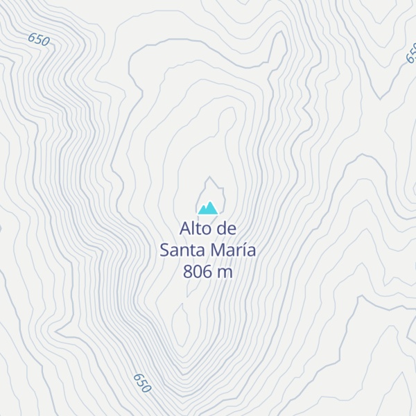 Map of Alto de Santa María