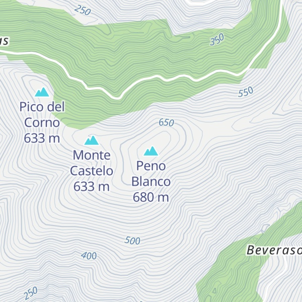 Map of Peno Blanco