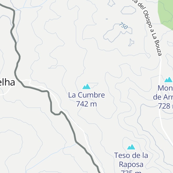 Map of La Cumbre