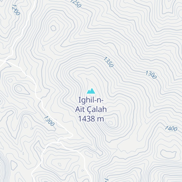 Map of Ighil-n-Aït Çalah