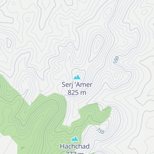 Map of Serj ’Amer