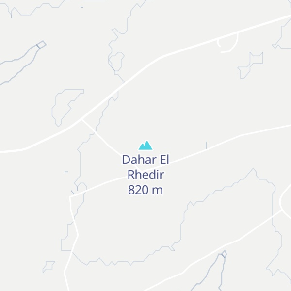 Map of Dahar El Rhedir