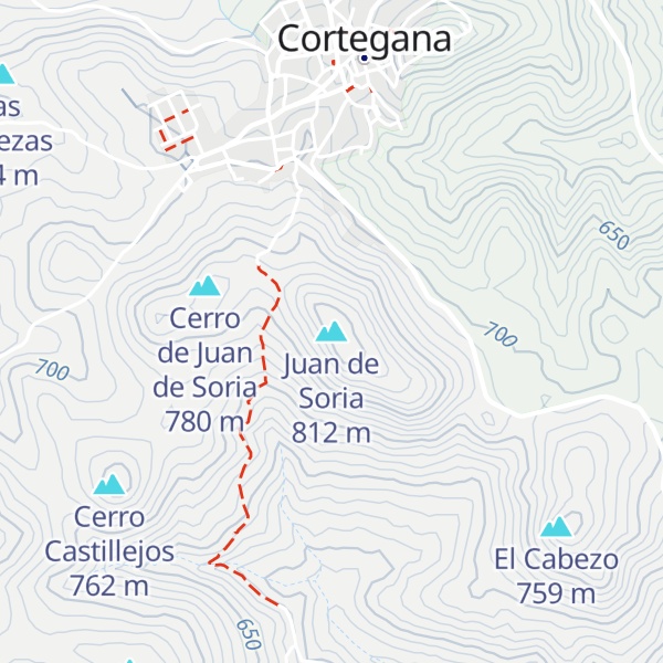 Map of Juan de Soria