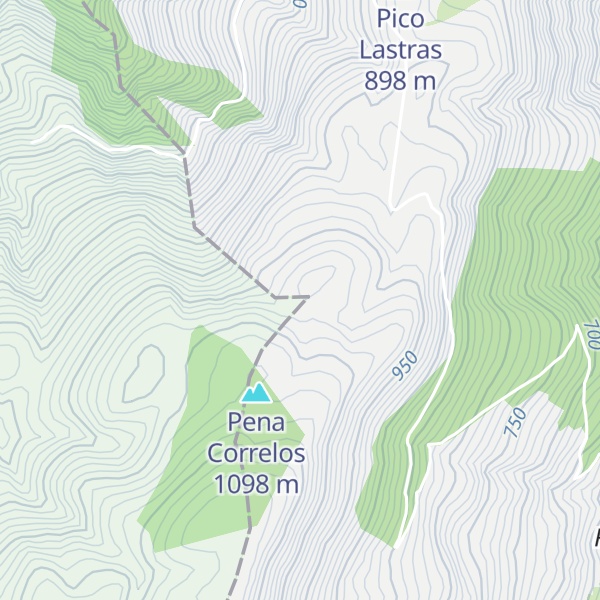 Map of La Peñona