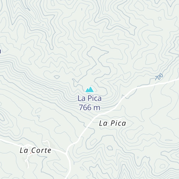 Map of La Pica