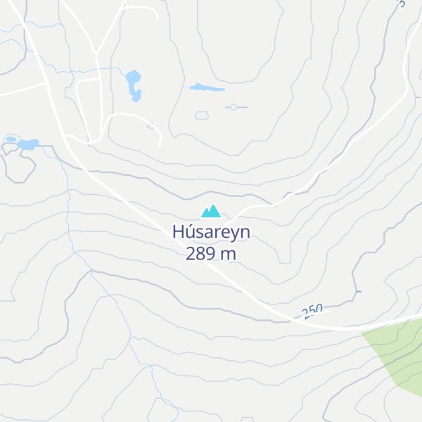 Map of Húsareyn