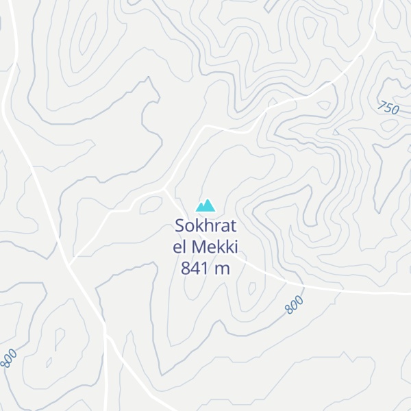 Map of Sokhrat el Mekki