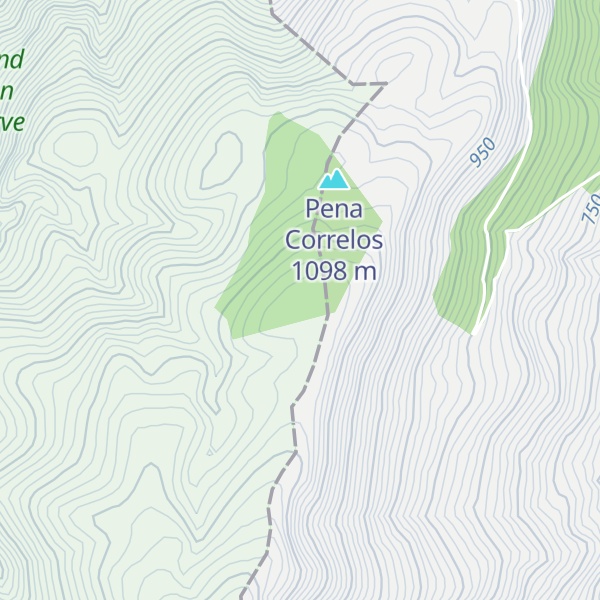 Map of Pico Privafornelas