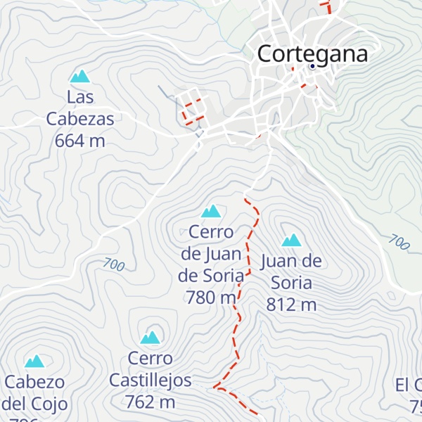 Map of Cerro de Juan de Soria