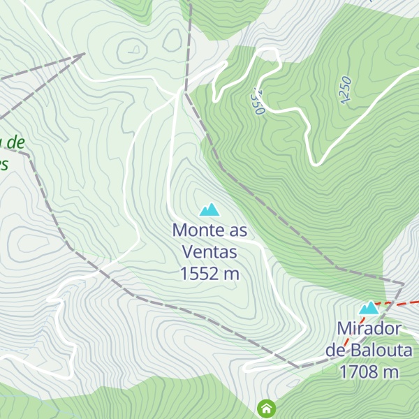 Map of Monte as Ventas