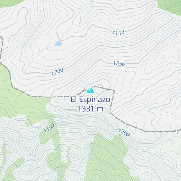 Map of El Espinazo
