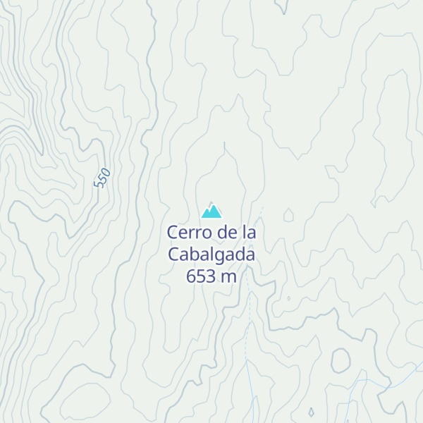 Map of Cerro de la Cabalgada