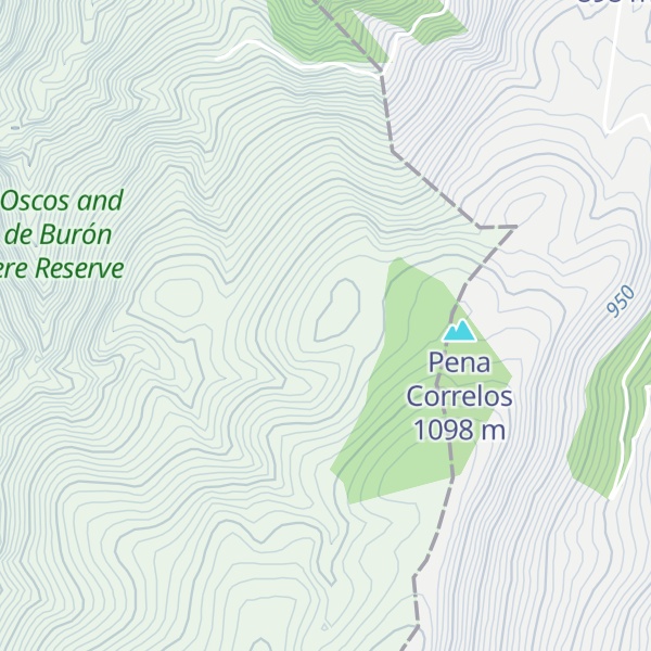 Map of Pena Aguia